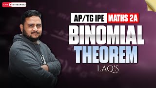 Binomial Theorem LAQs | AP/TG IPE Maths 2A | Board Exam Special