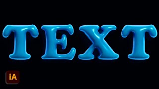 Bubble text effect in adobe illustrator || illustrator tutorial