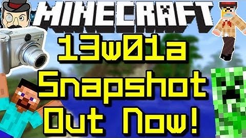 Minecraft 13w01a SNAPSHOT - Redstone Block!