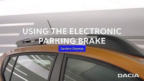 USING THE ELECTRONIC PARKING BRAKE