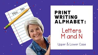Print Handwriting Practice for Kids, Teens, and Adults | Printable Worksheets | LETTERS M and N