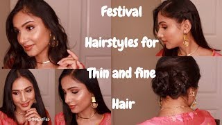 Hairstyles for Fine, thin and short  for the festival season | Short hair Tutorial | Get Set Fab