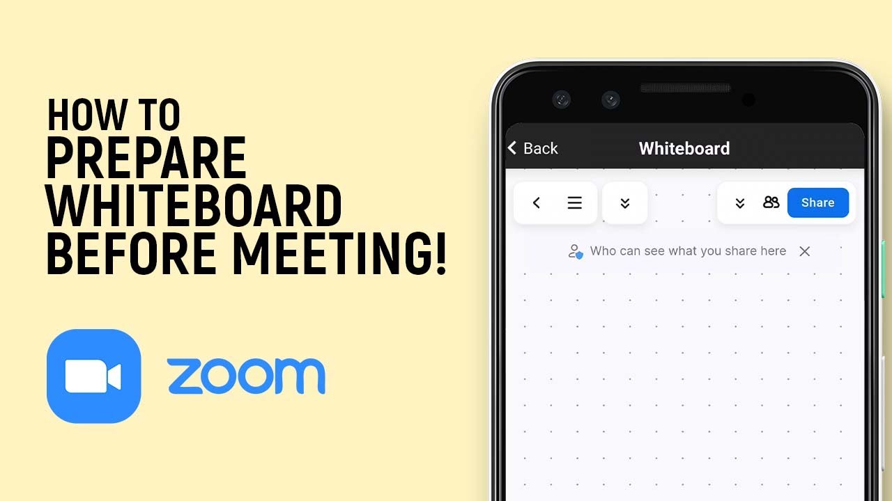 How to Prepare a Whiteboard Before Meeting in Zoom APP YouTube