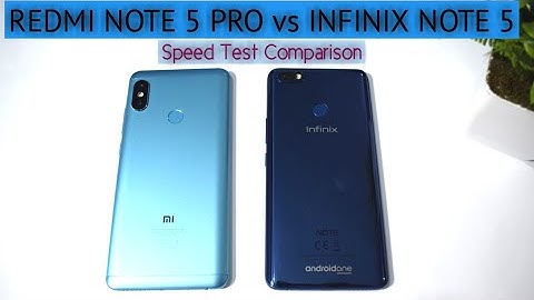 Infinix Note 5 vs Redmi Note 5 Pro Speed Test Comparison Urdu/Hindi