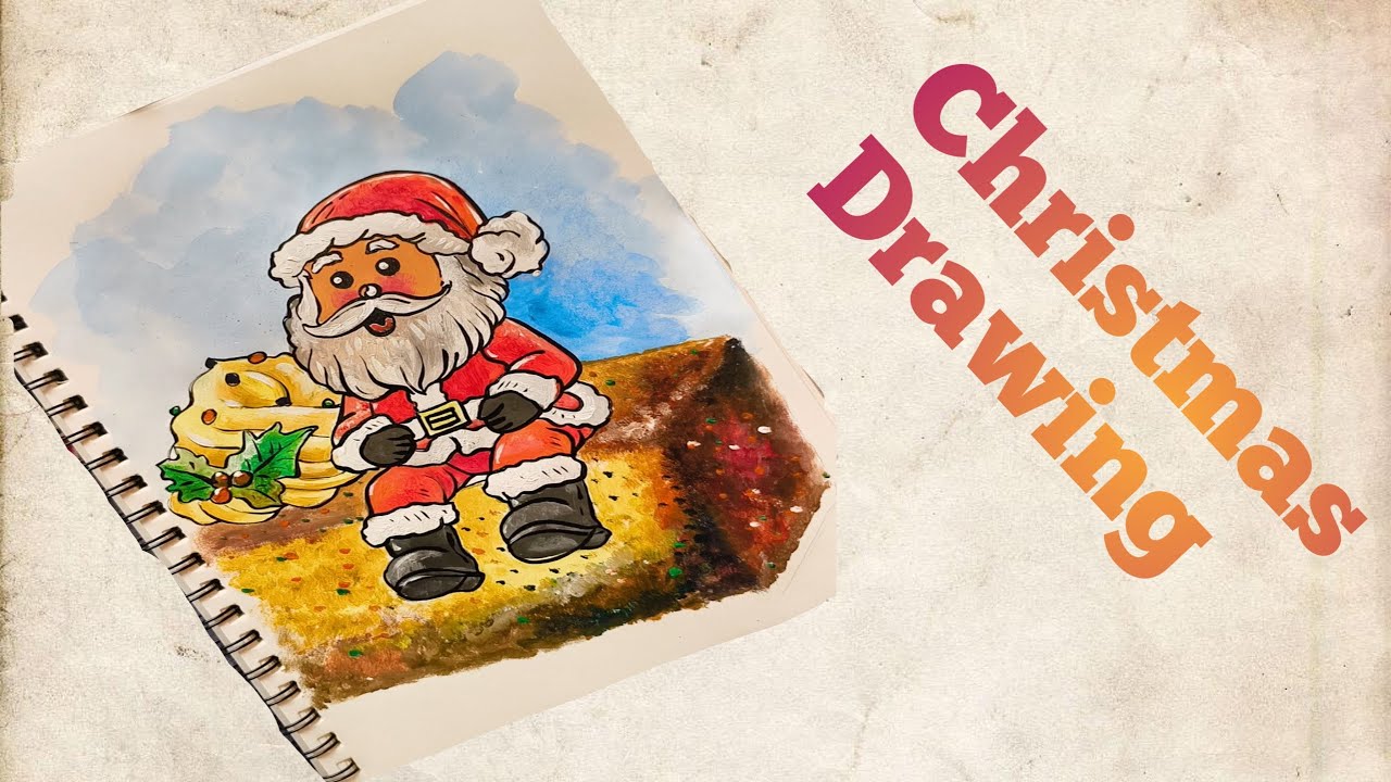 Cute Santa Claus Painting 🎅 |