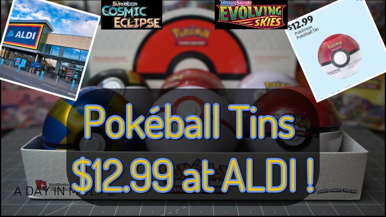C21 D21 Pokeball Tins at ALDI