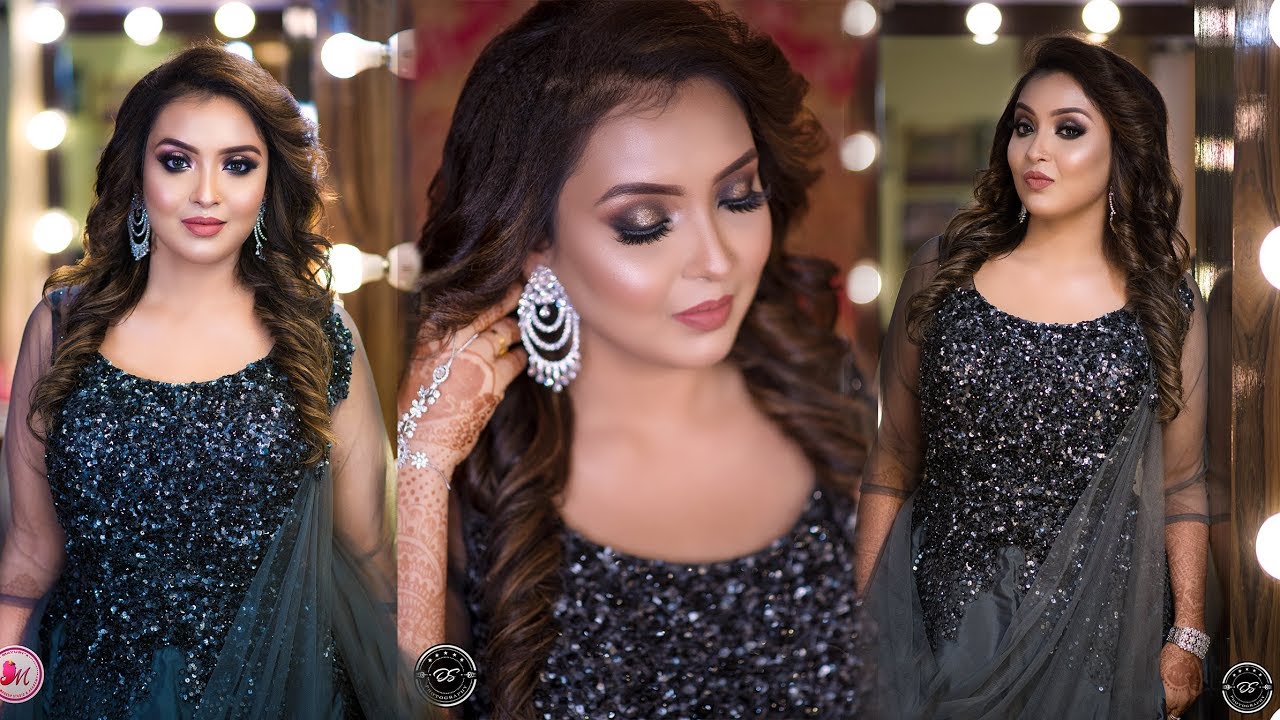 Glam Engagement Makeup Tutorial - HD AirBrush Makeup | Step By Step | By Mayuri Sinha Sarkar