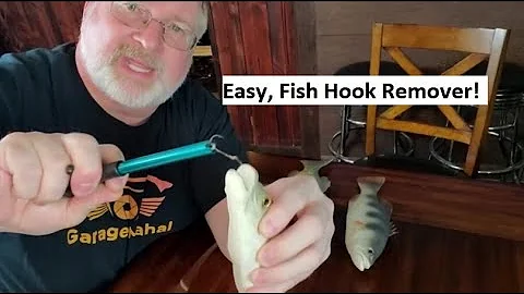 Fish Hook Removal Tool! Easy and Great Reach keeping your fingers safe!