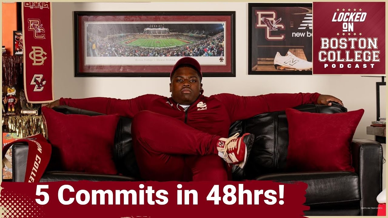 Boston College's STUNNING Recruiting Weekend, Five Commits In! | Are More SURPRISES Coming?