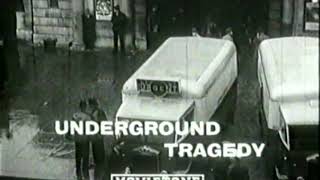 1938 Charing Cross Underground Crash Rare News Footage (District Line)