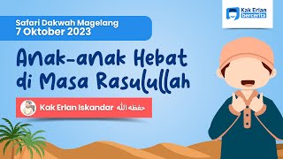 [SAFDAH MAGELANG] Kajian Anak: 