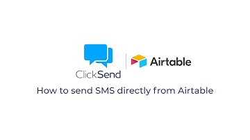 How to send SMS directly from @AirtableApp with ClickSend SMS