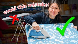 I made a custom ironing board *and it melted* / DIY ironing board