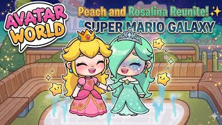 👑🌟AVATAR WORLD में Stardust Sisters को फिर से बनाना! Peach और Rosalina का मिलन!✨SUPER MARIO GALAXY🌌 screenshot 4