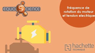 Fréquence De Rotation Du Moteur Et Tension Électrique