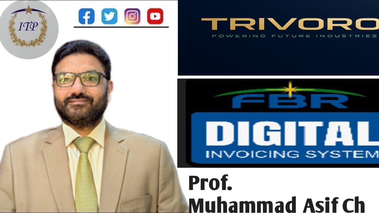 E Invoicing by the Sales Tax registered person| Muhammad Asif Ch.