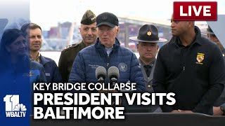LIVE: President Biden speaking in Baltimore about Key Bridge collapse - wbaltv.com