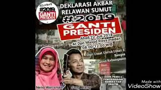 Lagu #2019GantiPresiden. Prabowo presidenku - Nasida Ria