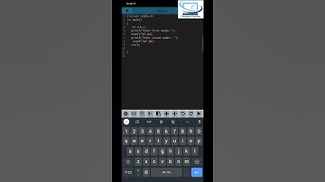 Multiplication program using scanf function in C language..✍️