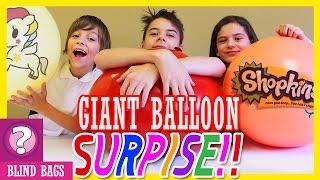GIANT BALLOON SURPRISE! Blind Bag Ep23 | Minecraft, Tokidoki, Shopkins! | KITTIESMAMA