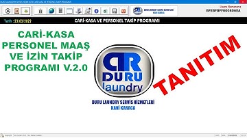 Excel VBA ile Cari Kasa Personel Maaş ve İzin Takip Programı V.2.0  -TANITIMI