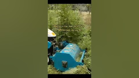 Máy Cắt Cỏ Trục Băm Chuyên Nghiệp Máy Làm Cỏ Nông Lâm Nghiệp