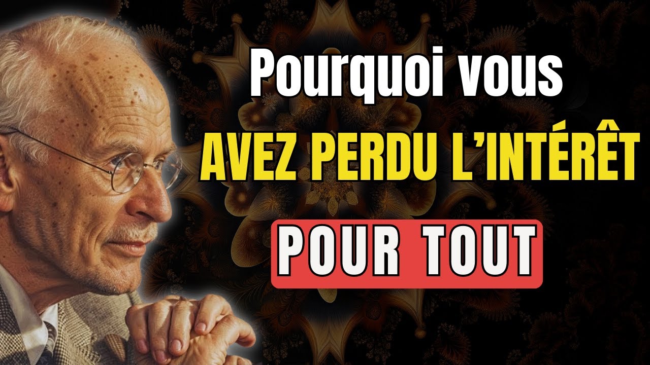 Pourquoi vous avez perdu l’intérêt pour vos passe-temps après l’éveil - Carl Jung