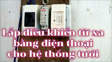 Hệ thống tưới điều khiển từ xa