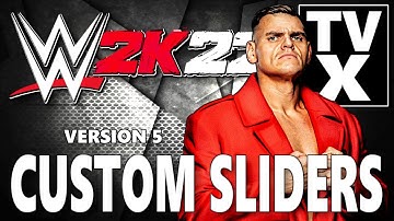 My Personal Custom Gameplay Sliders!!! | WWE 2K22 Custom Difficulty Settings (Ver.5)