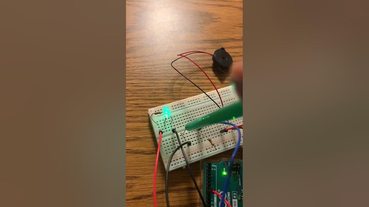 Using Arduino photocell sensor (input) and piezo sensor (output) to ...