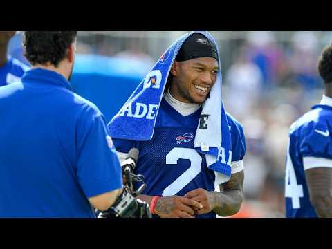 D.J. Moore makes the BEST PLAY of Bills Camp as pads come on + Rookie in middle of FIGHT!