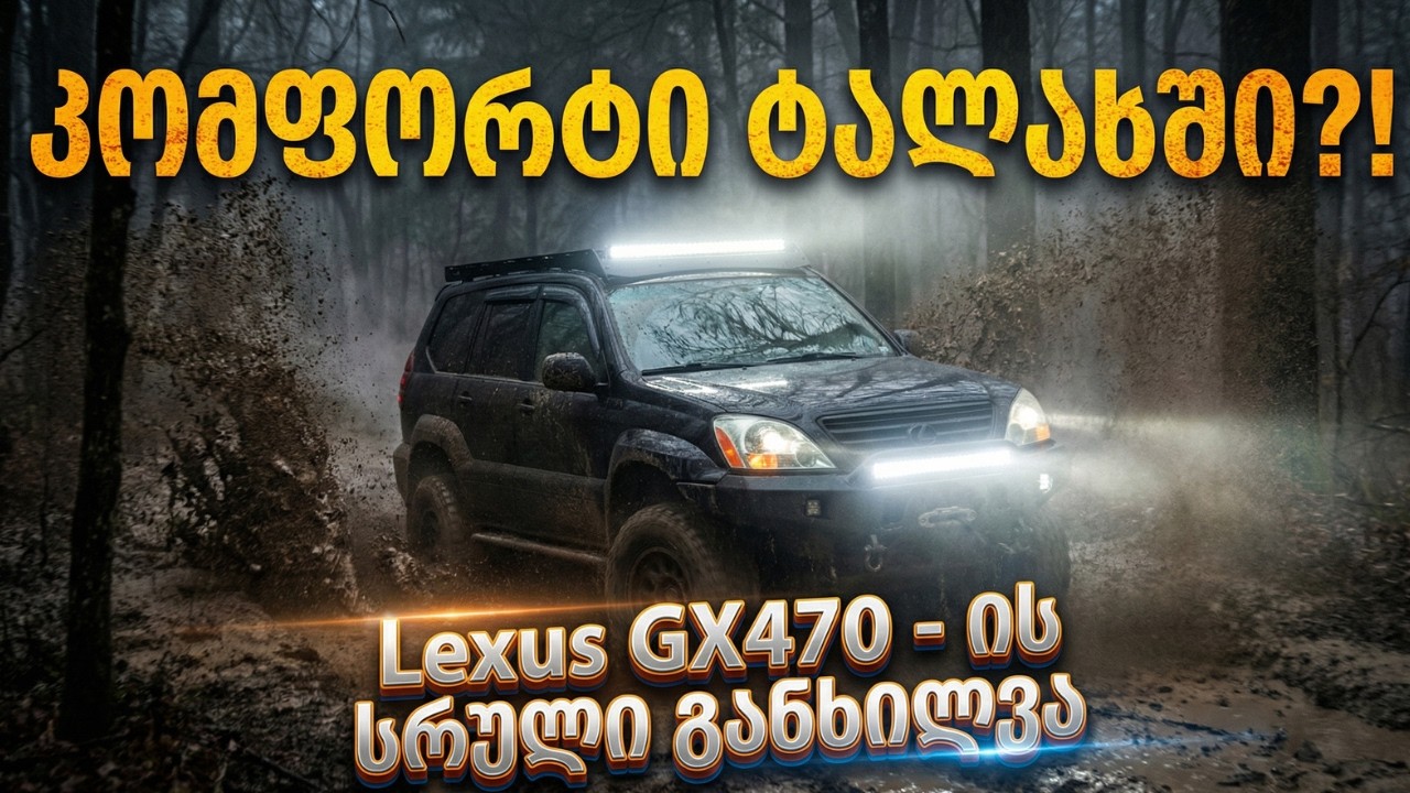 Lexus GX470 / ლექსუს GX470 - სრული განხილვა, კომფორტი და უგზოობა ერთ მანქანაში