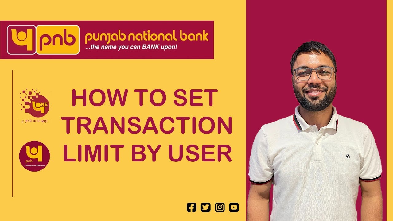 PNB Transaction Limit Set By User | How To Set PNB Transaction Limit By User