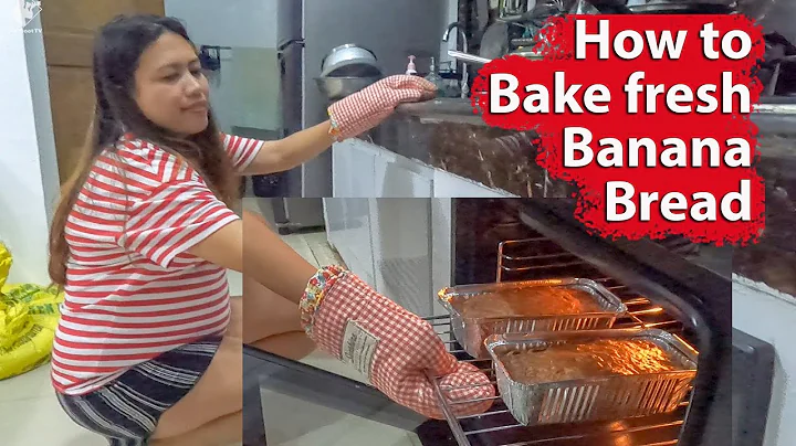 Baked Banana Bread  with Cinnamon gamit ang Saging...