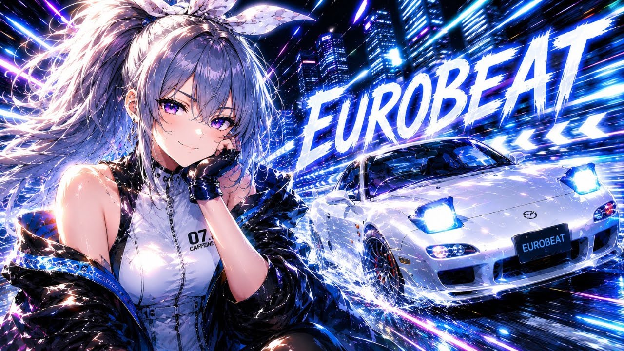 WHITE HOT】Burn the Tires, Blaze the Road｜Japanese Eurobeat
