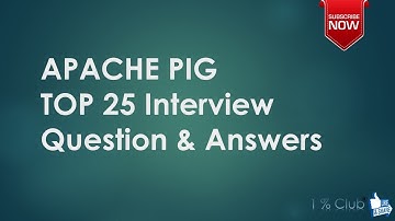 Top 25 PIG Interview Questions