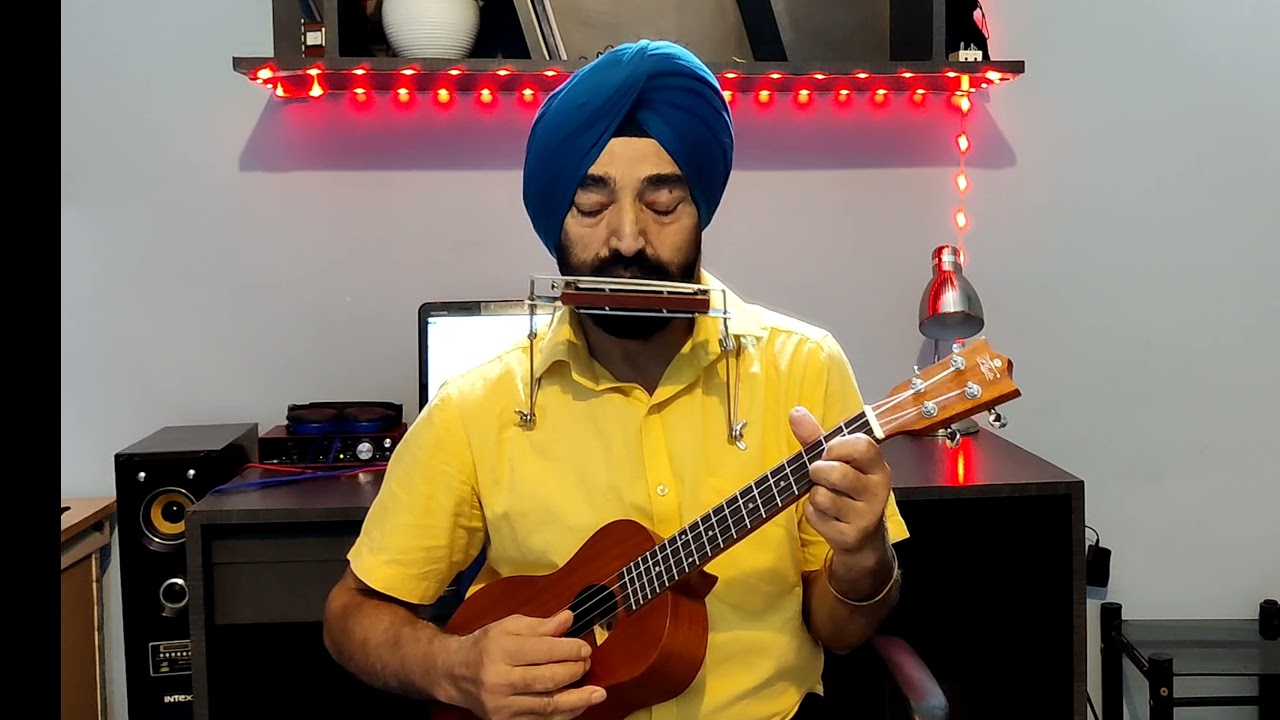 ITNA NA MUJHSE TU PYAR BHADA INSTRUMENTAL COVER ON HARMONICA AND UKULELE.🧿🧿