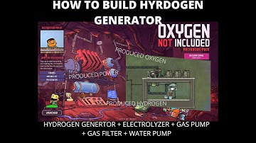 HOW TO BUILD HYDROGEN GENERATOR IN OXYGEN NOT INCLUDED