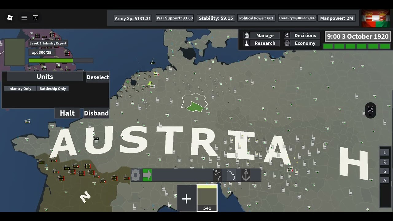 play as Austro Hungarian Empire to win ww1 3