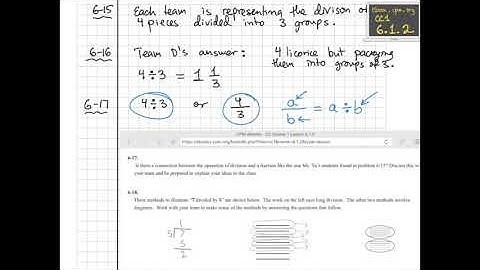 CPM CC1 6.1.2 Core Problems 6-15 through 6-19
