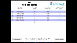 Latest Scoreoid Plugin For Scirra's Construct 2.  For Highscores & More
