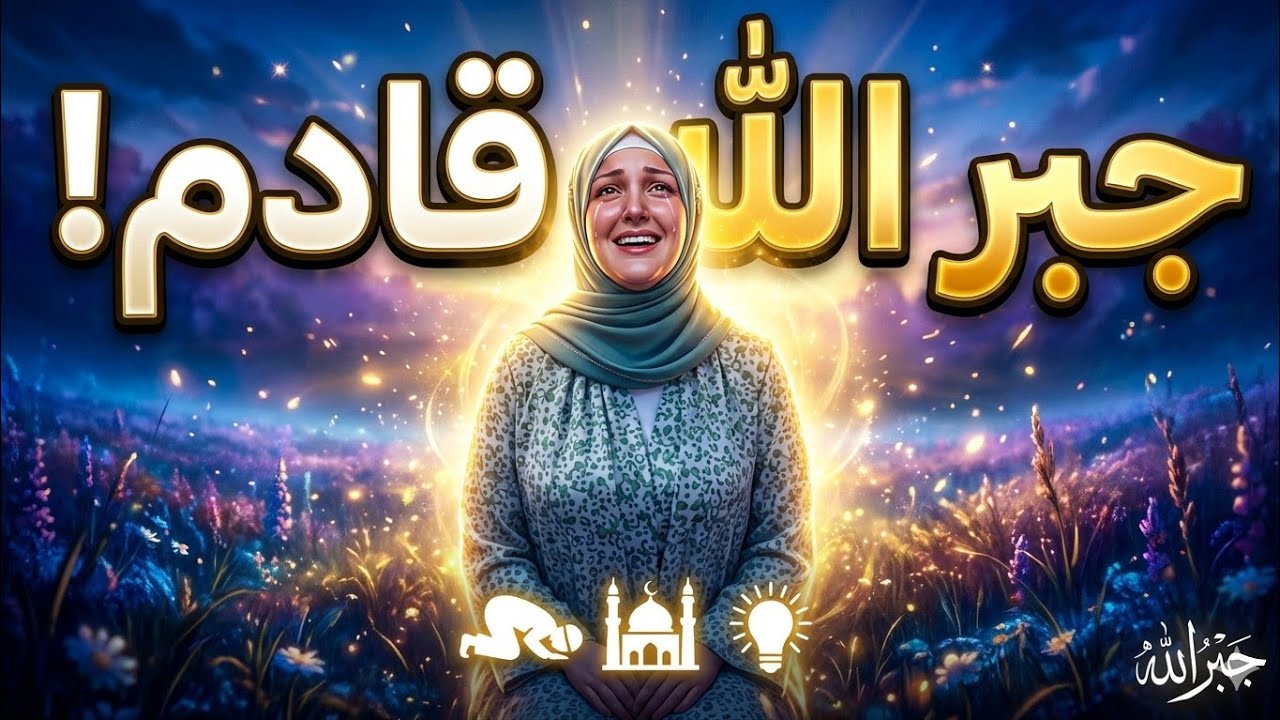 أقسم لك أنك ستخرّ ساجدًا من جمال جبر الله الذي سيهبط على قلبك قبل الفجر 😭✨