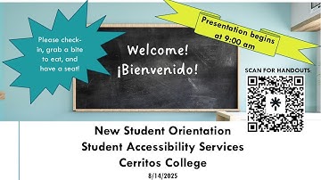 Student Accessibility Services Fall 