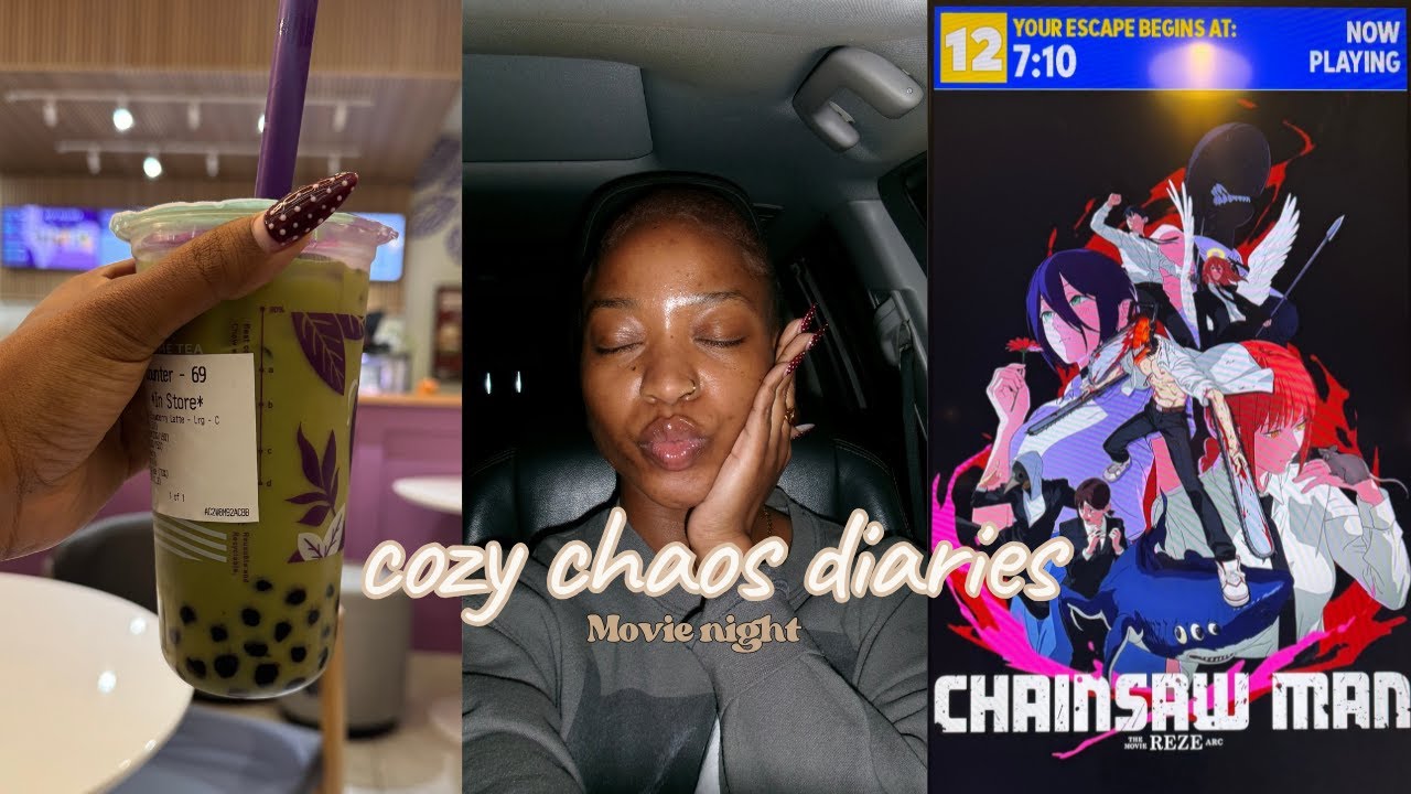 Cozy Chaos Diaries! EP 1 ✨ Chainsaw Man  + Matcha  + Yapping 🪚🍵💅🏾.