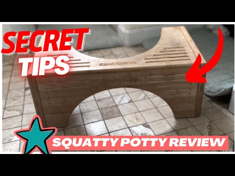 Squatty Potty Bamboo Toilet Stool - BEST KEPT SECRET ABOUT THIS! Review