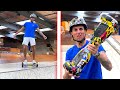 Jessaye des tricks en hoverboard au skatepark  a tourne mal