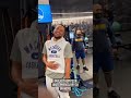 Steph Curry and Draymond trolling Klay on not being named to the NBA's 75th Anniversary team