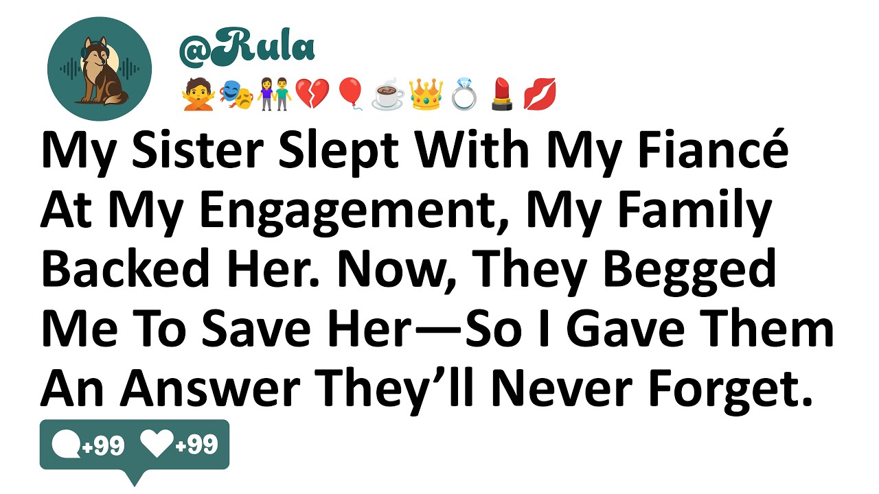 My Sister Slept With My Fiancé At My Engagement, My Family Backed Her. Now, They Begged Me To Save..