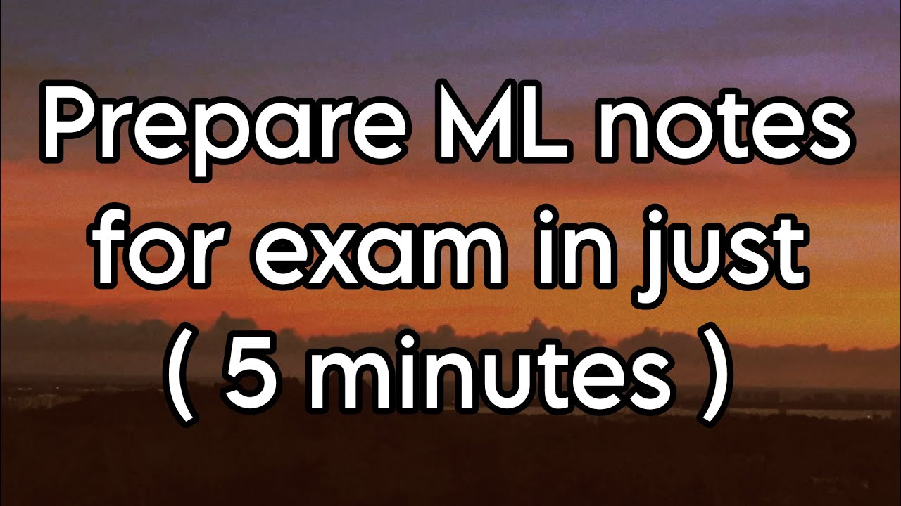 Machine Learning Important Questions for Exam | Syllabus-Based | Unit-Wise Revision