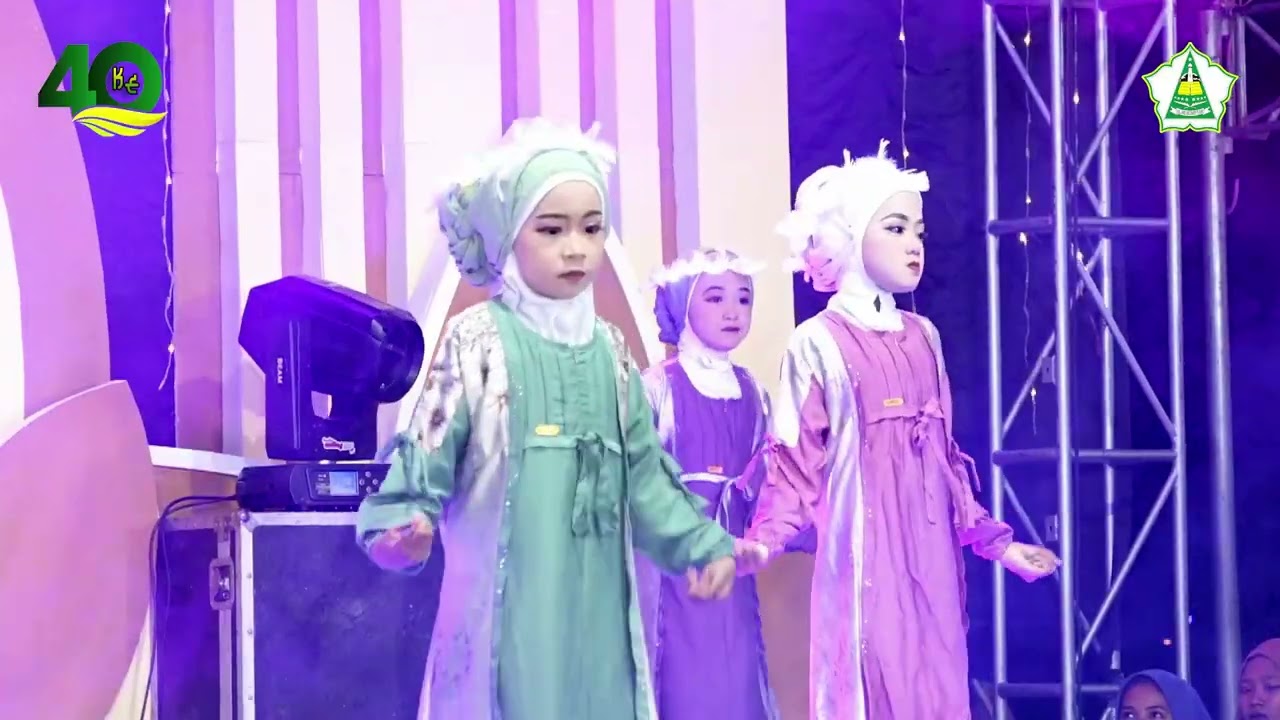Gambus putri ll HAFLATUL IMTIHAN KE-40 MD AL-MUSLIMIYAH 2025